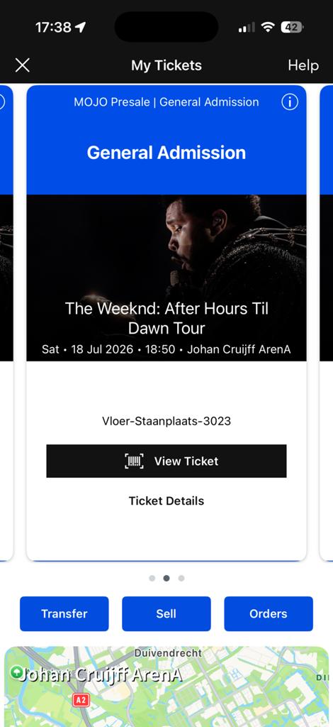 The Weeknd: After Hours Til Dawn Tour (3x), Drie personen of meer, Juli