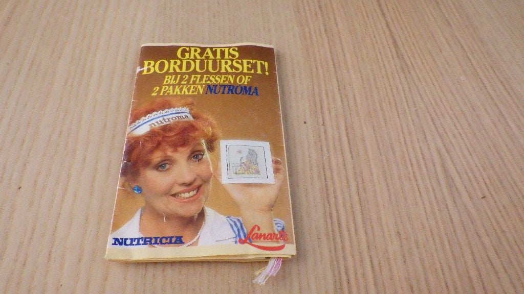 leuk vintage reclame borduurwerkje, Ophalen of Verzenden, Overige typen