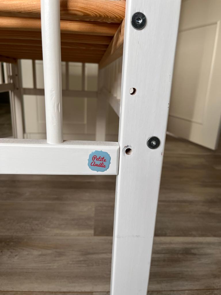 Petite Amélie cosleeper wieg- Wit, Ophalen, Gebruikt, Minder dan 140 cm, Minder dan 70 cm