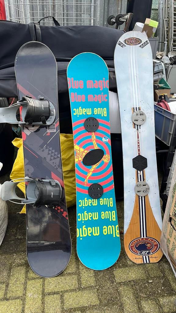 3 snowboarden, Ophalen, Gebruikt, Board