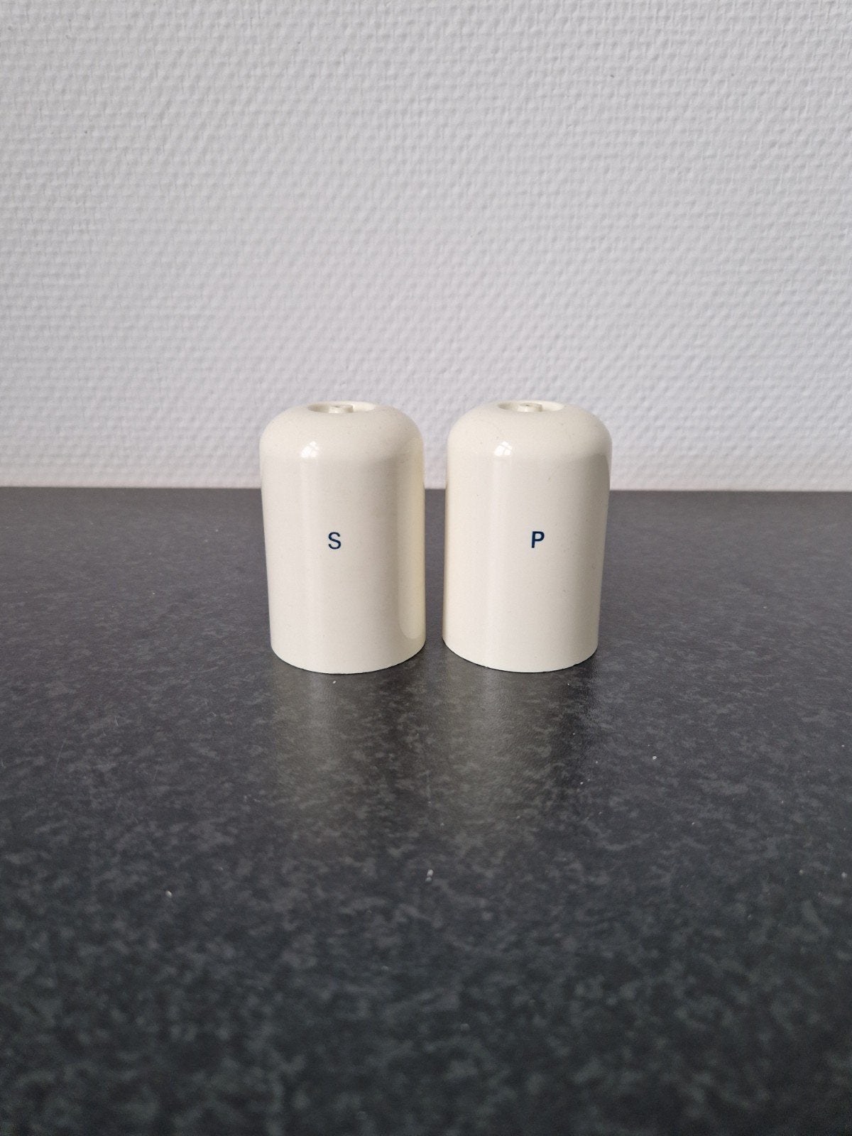 Vintage Guzzini peper en zout stel strooier, Ophalen of Verzenden