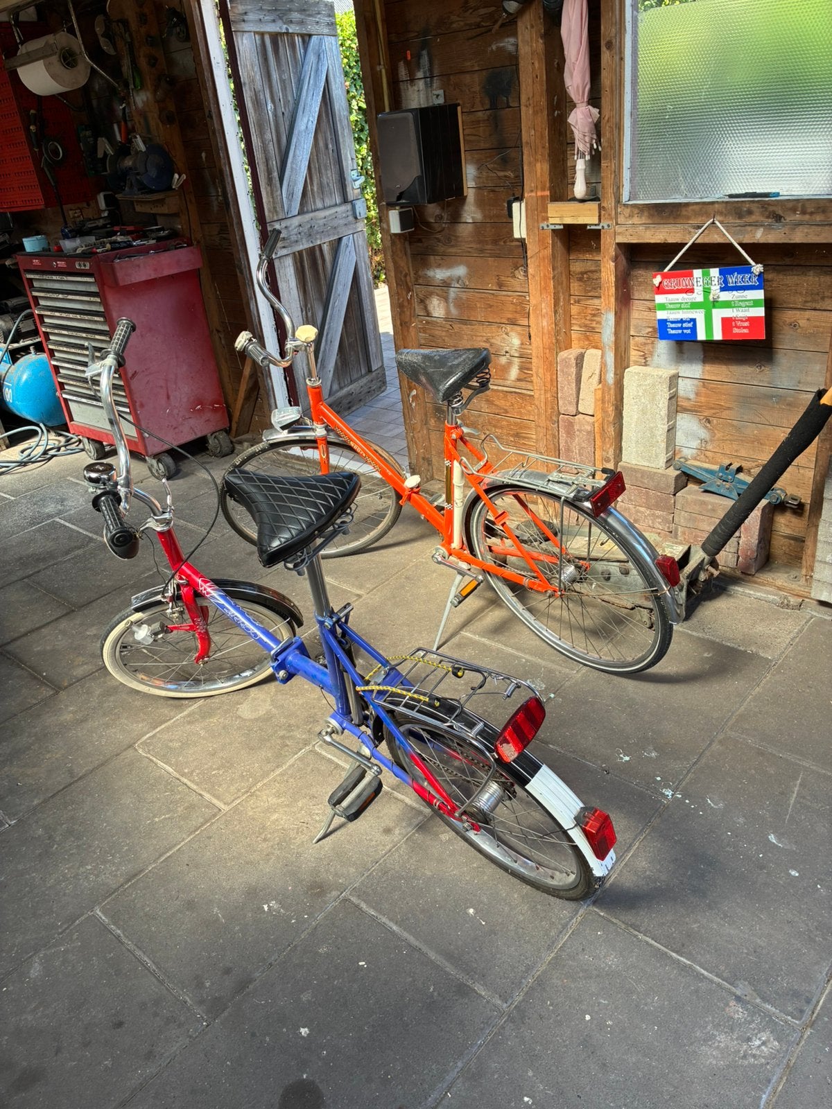 2 vouwfietsen. Per stuk of per set, Ophalen, Gebruikt