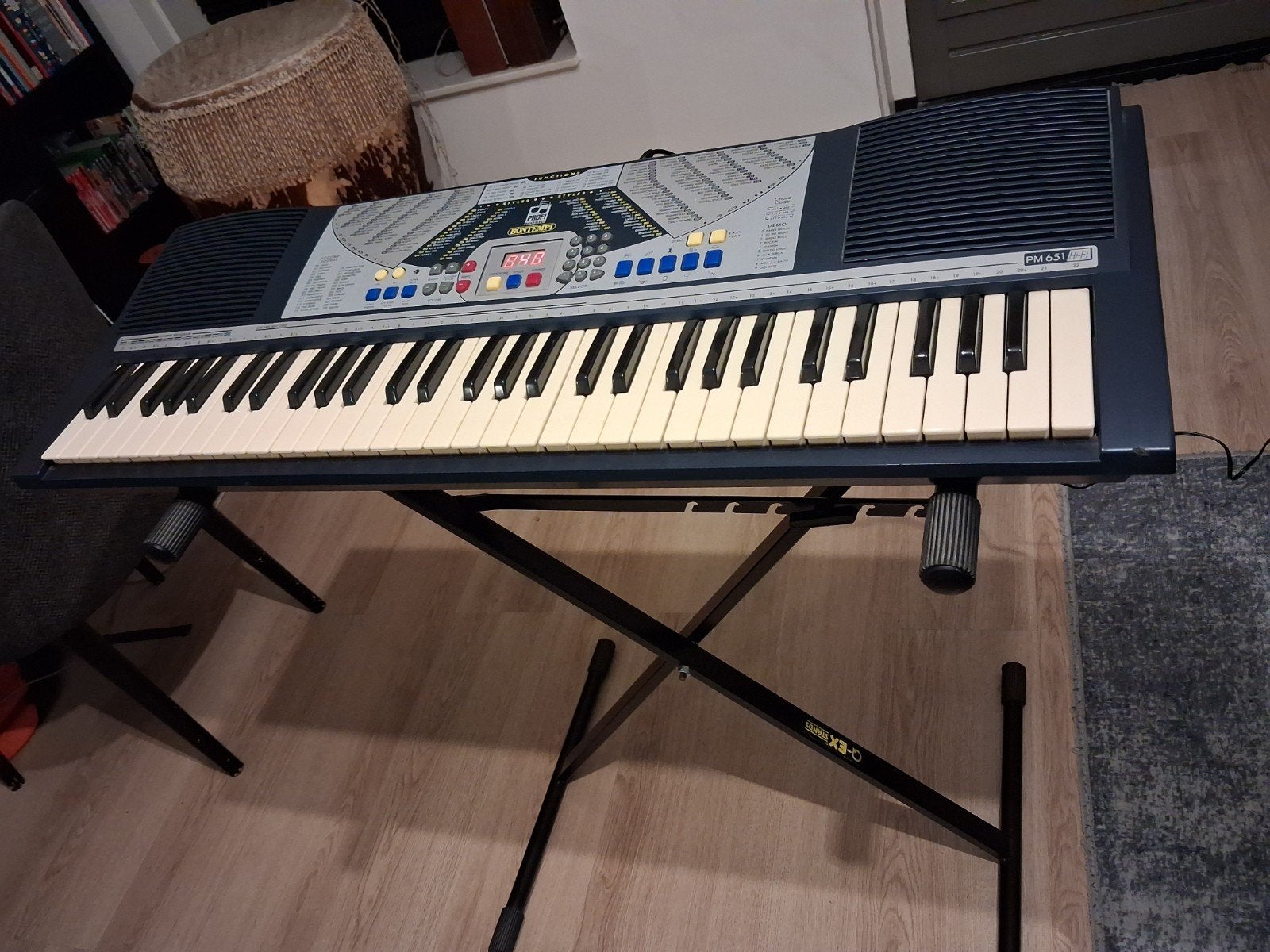 Bontempi PM 651 Hi-Fi Keyboard met standaard, Overige merken, Ophalen of Verzenden, Met standaard, 61 toetsen