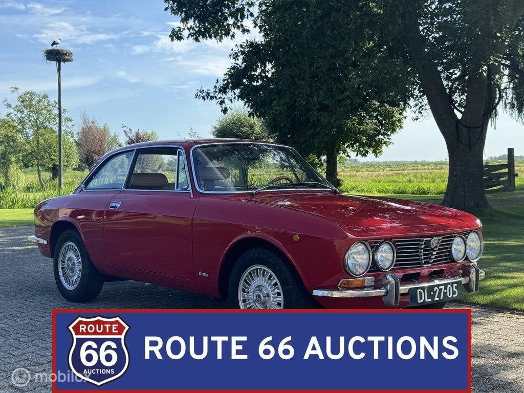 Alfa Romeo 2000 GTV | 1971 | Route 66 Auctions, Auto's, Oldtimers, Overige carrosserieën, Zwart, Bedrijf, Handgeschakeld