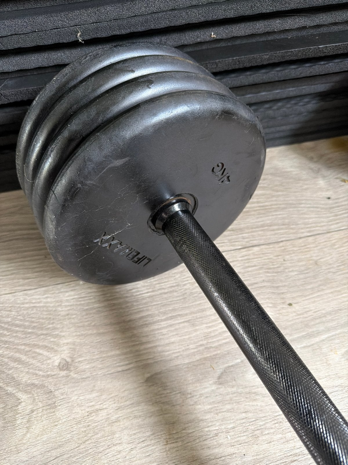 Hastings fixed Barbell 45 kg, Sport en Fitness, Fitnessmaterialen, Ophalen, Gebruikt, Armen, Halterstangen