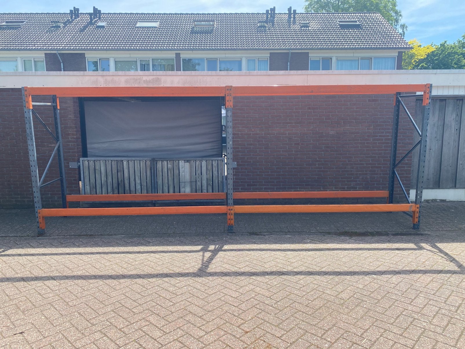 Gebruikte palletstelling grootvakstelling, Ophalen, Gebruikt