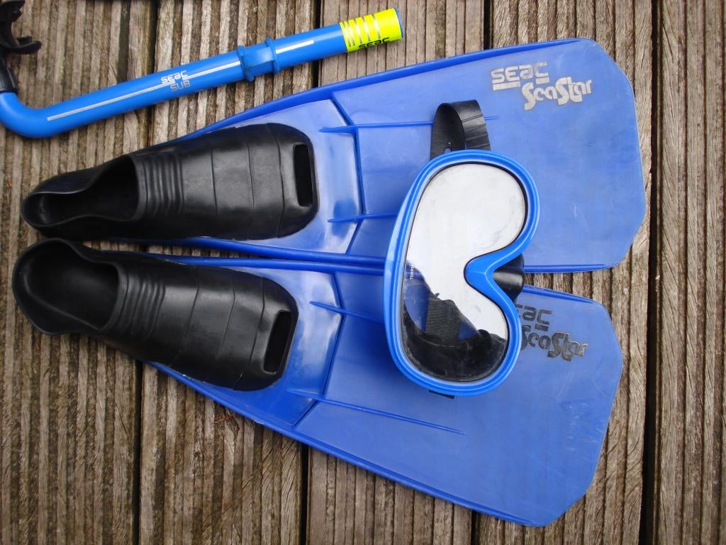 snorkelset, Watersport en Boten, Snorkelen, Ophalen, Gebruikt, Snorkelset