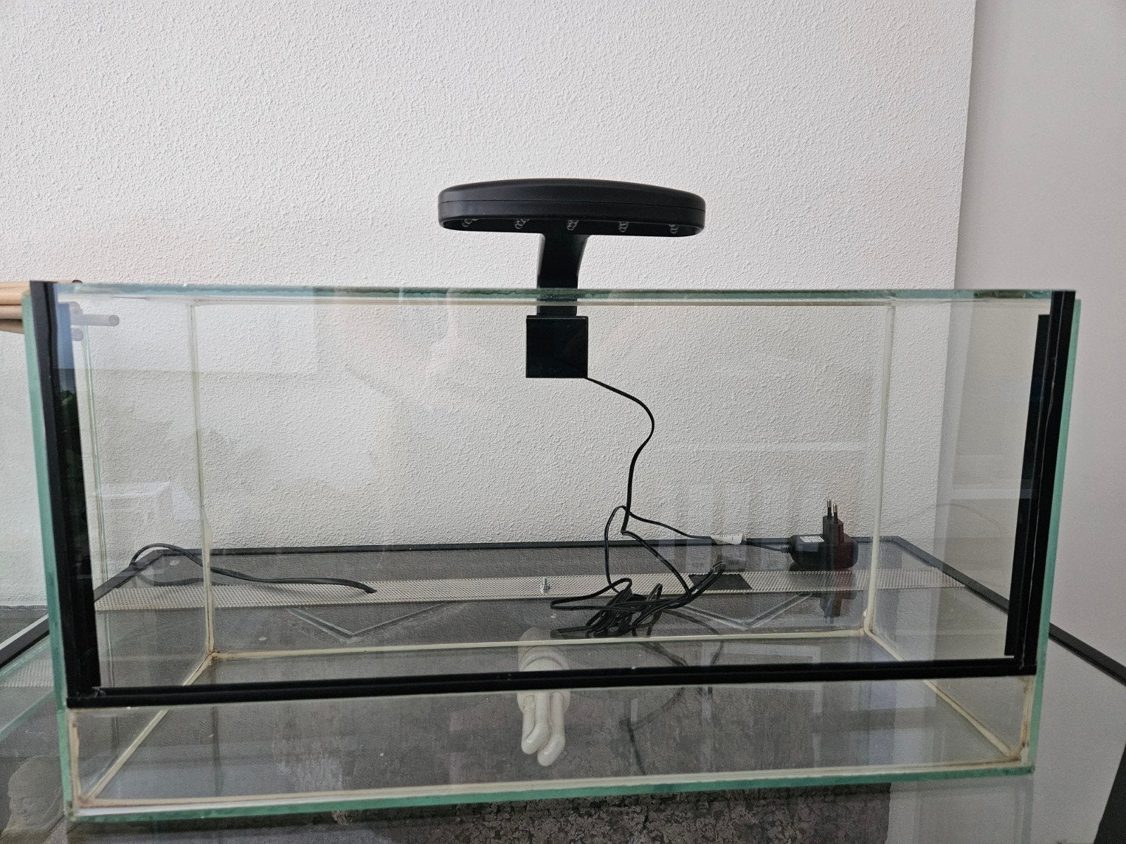 Terrarium 20x50x25 inclusief exo terra lampje, Ophalen, Gebruikt, Terrarium of Paludarium