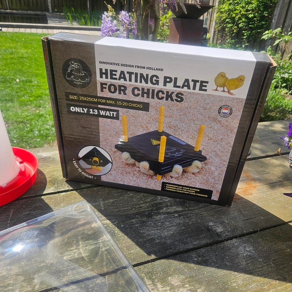 Warmteplaat kuiken & beschermkap en toebehoren, Dieren en Toebehoren, Pluimvee | Toebehoren, Ophalen of Verzenden