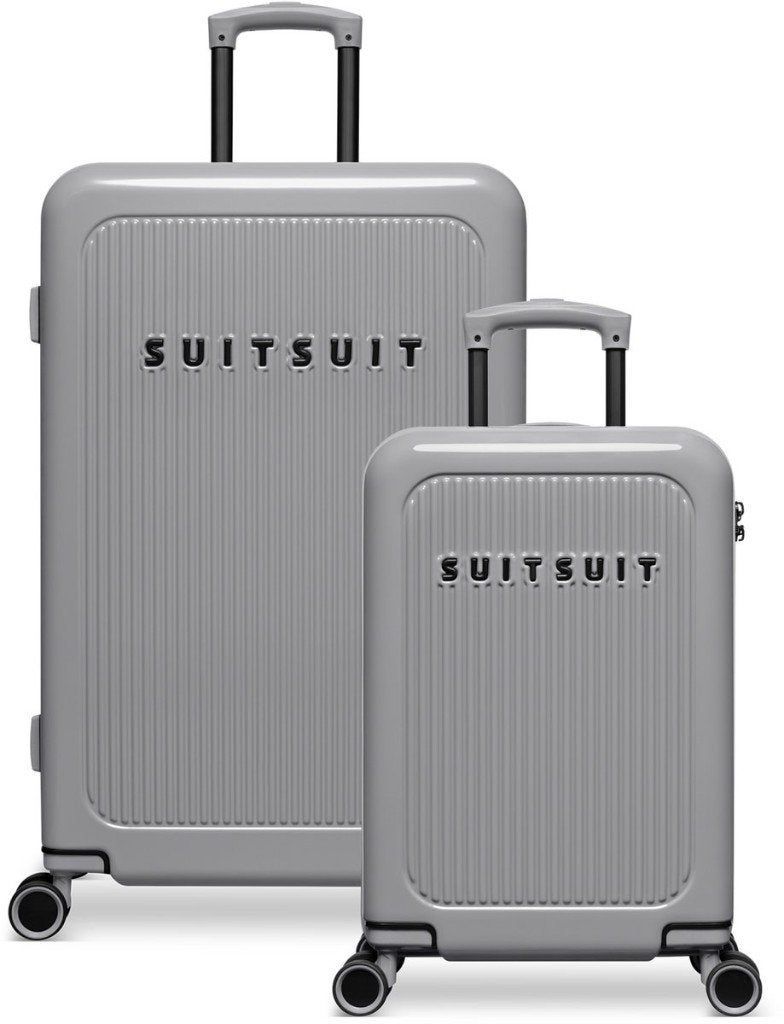 ✅ SUITSUIT Caretta Titanium Grey Duo Set (55/76 cm) - NIEUW, Hard kunststof, Nieuw, Ophalen of Verzenden, 70 cm of meer