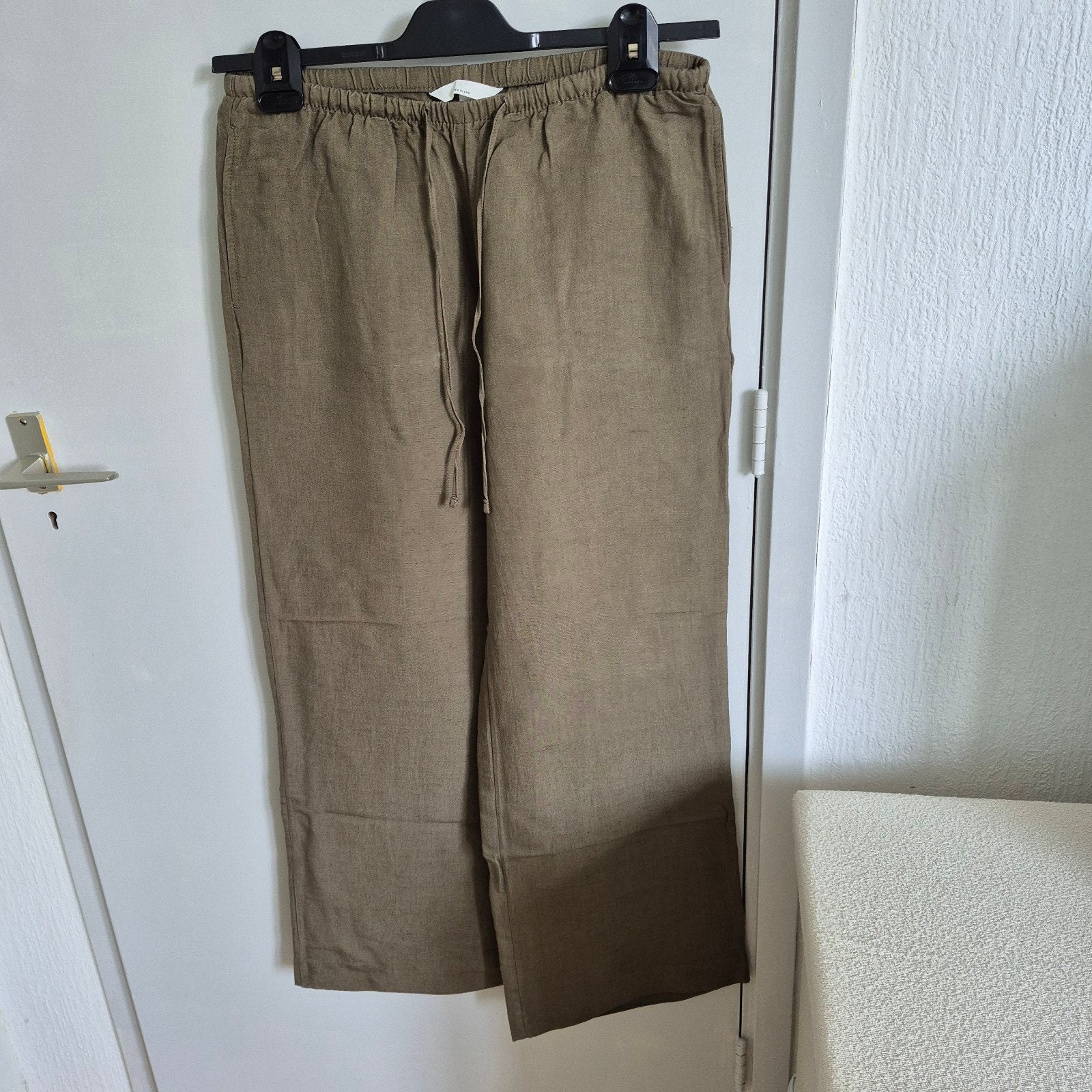 Groene dames broek maat S, H&M, Ophalen of Verzenden, Zo goed als nieuw, Maat 36 (S)