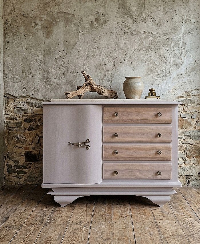 Gerestylde jaren 30/40 dressoir buffetkast kast ladenkast, Ophalen, 50 tot 70 cm, 100 cm of meer, 105 cm of meer
