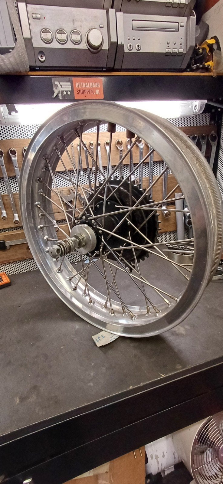 triumph t120  QD naaf met velg., Motoren, Ophalen of Verzenden, Gebruikt