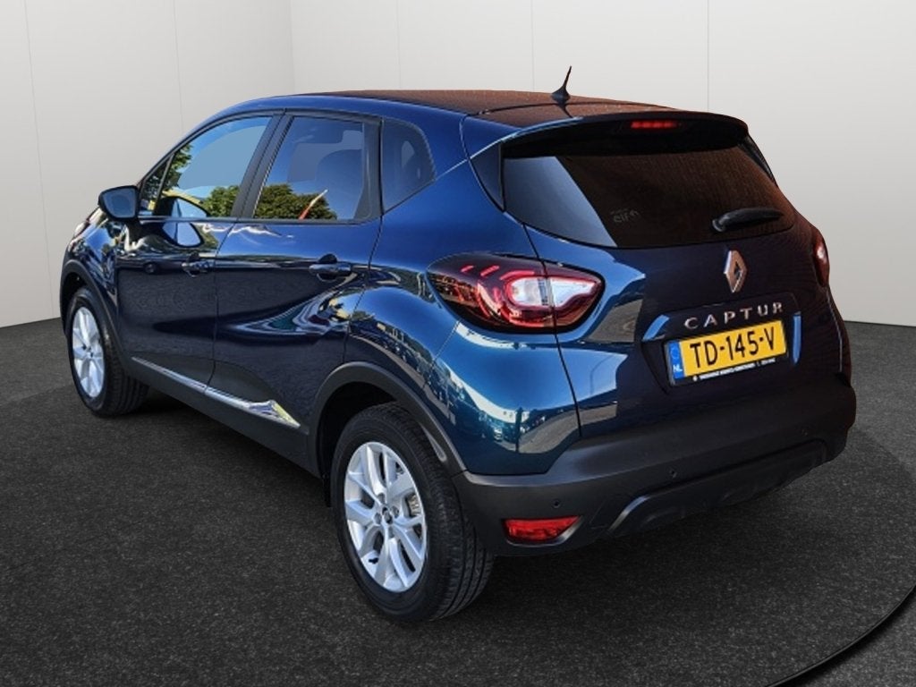 Renault Captur 0.9 TCe Limited Parkeersensoren Navigatie Air, Keurmerk '100% Onderhouden', Gebruikt, Euro 6, Blauw