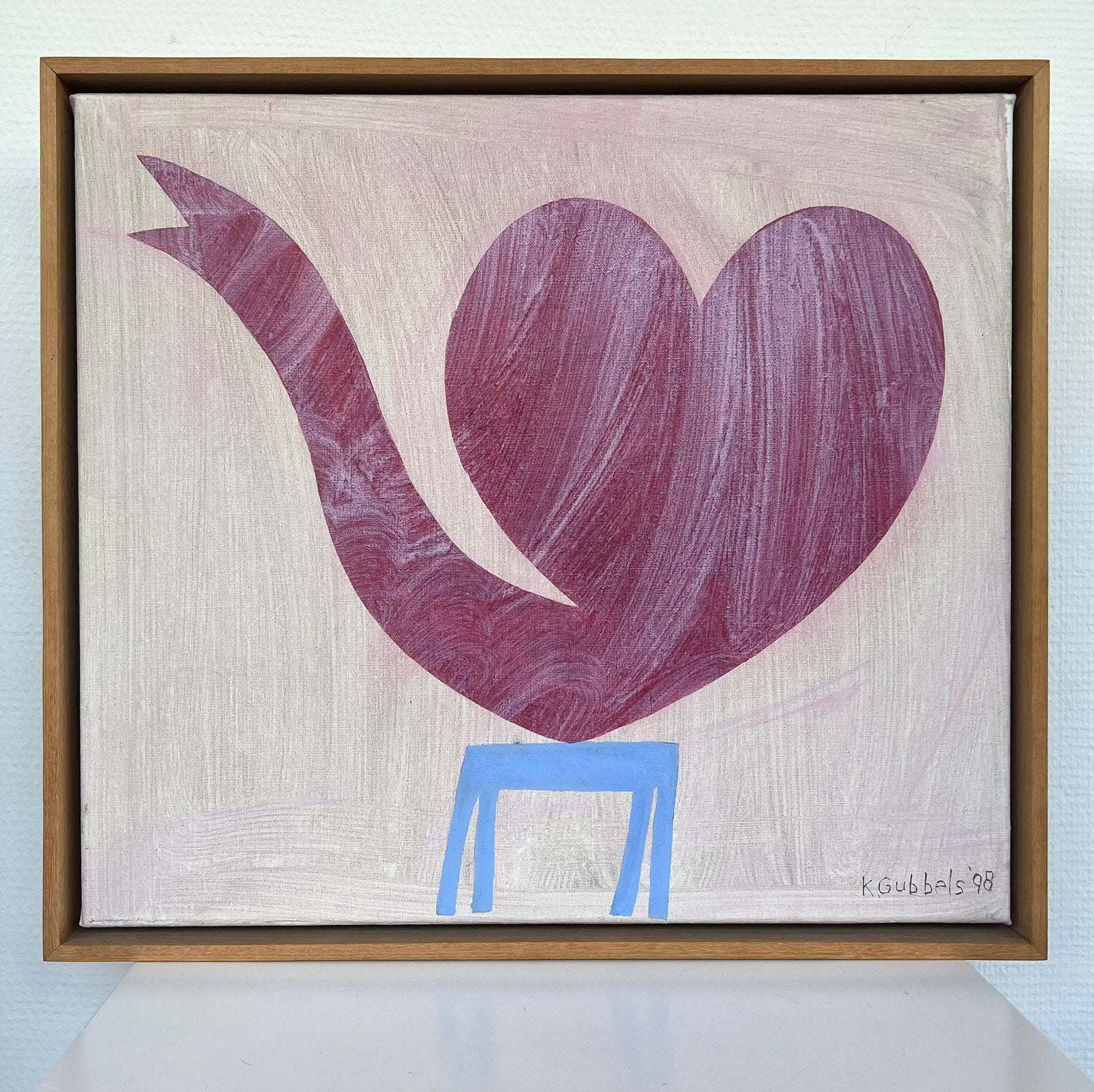 Klaas Gubbels, origineel schilderij uit 1998; Hartekan   TOP, Ophalen