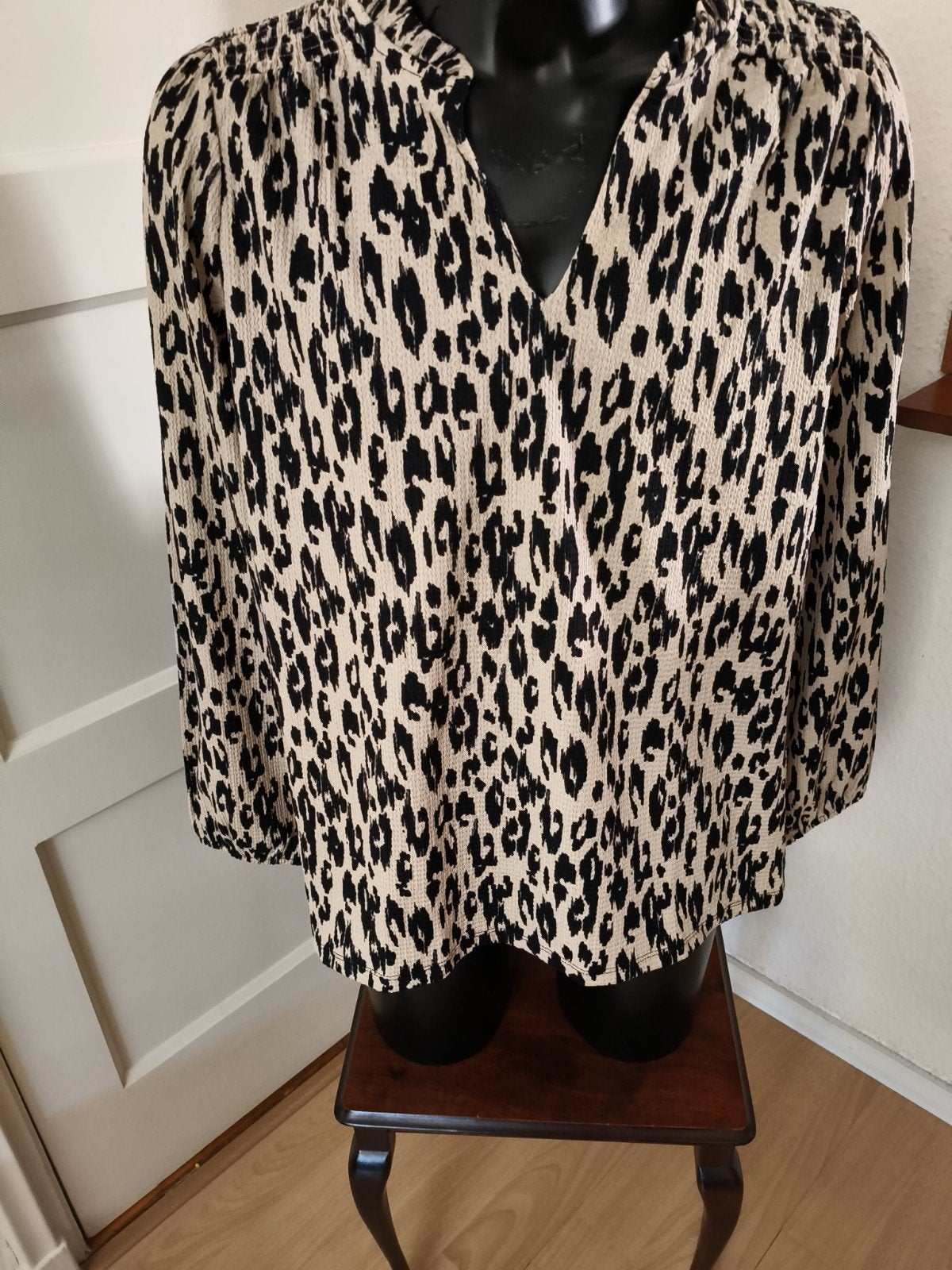 panterprint blouse maat M, Verzenden, Nieuw, Bruin