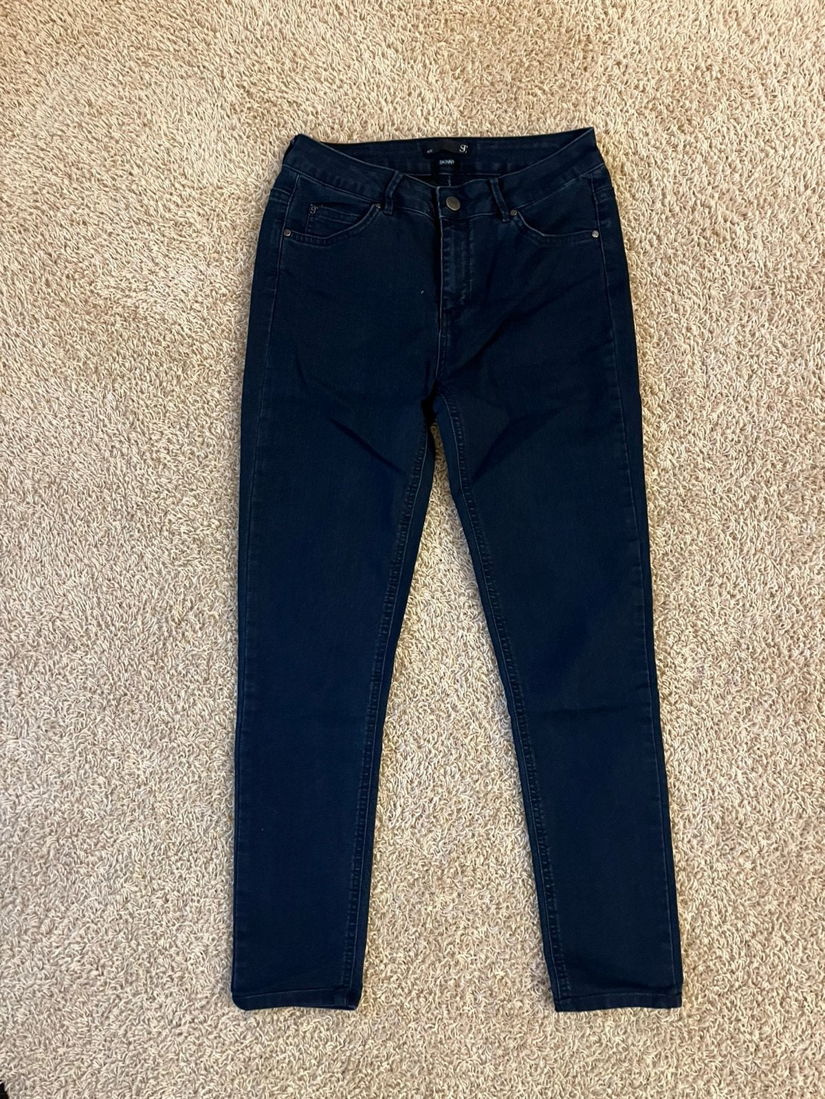 Supertrash skinny jeans blauw mt. W31 (L30), Ophalen of Verzenden, Zo goed als nieuw, Blauw, W30 - W32 (confectie 38/40)