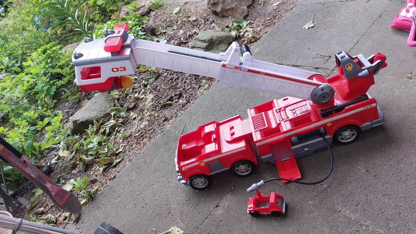 Paw Patrol Ultimate Rescue Brandweerwagen, Ophalen, Gebruikt