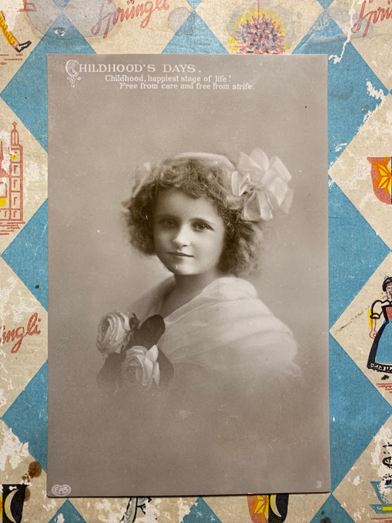 Childhood’s Days (SL), Verzamelen, Ophalen of Verzenden, Voor 1920, Gelopen, Kinderen
