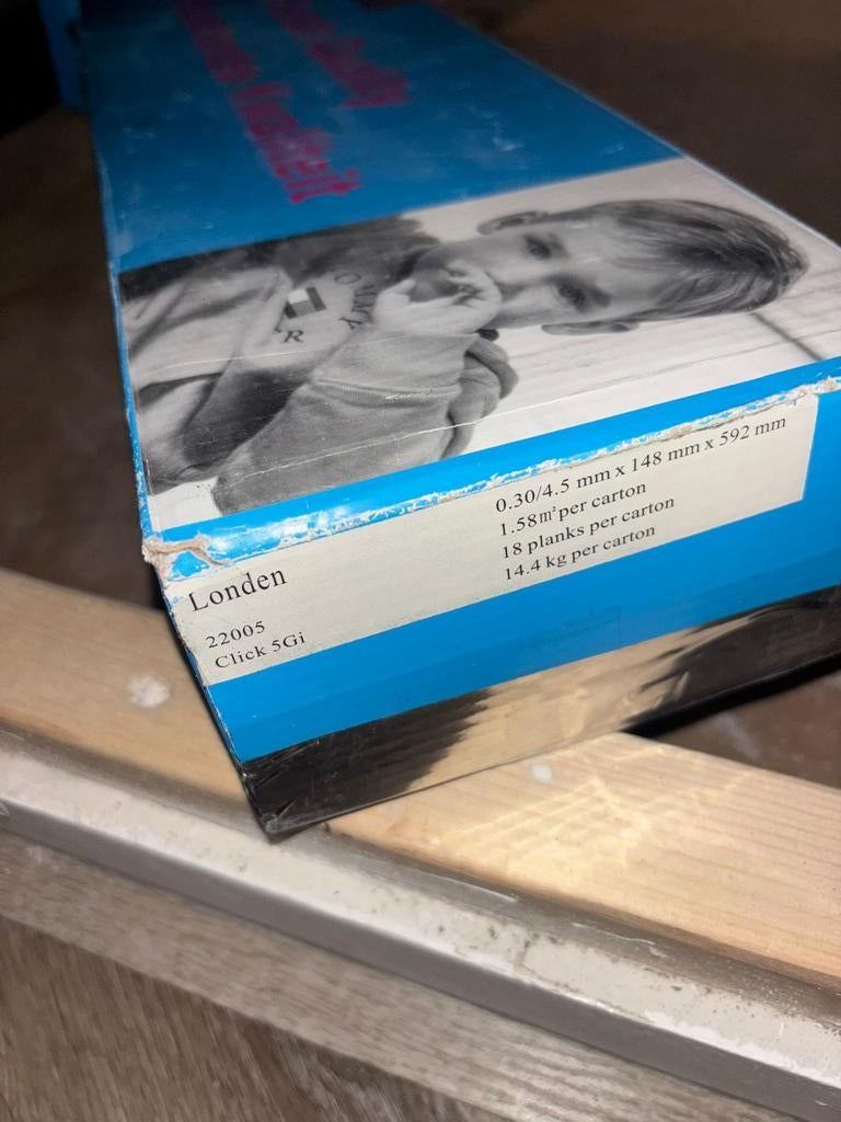 Pvc visgraat clik vloer, Ophalen of Verzenden, Nieuw, 75 m² of meer, Overige typen