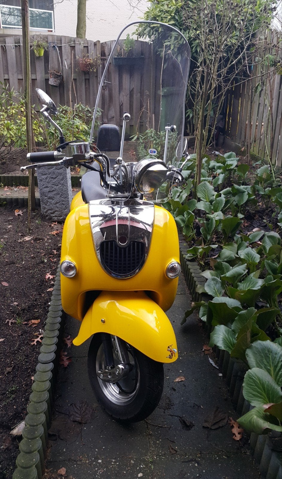 Gele Benda BD50QT-5 Scooter - Zo goed als nieuw, Ophalen, Zo goed als nieuw, Overige typen, Overige merken
