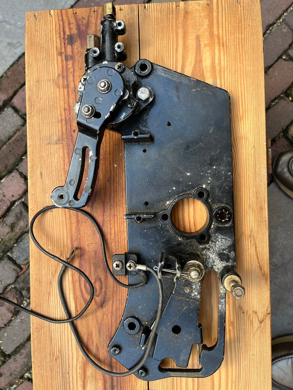 MerCruiser schakelplaatbeugel, Ophalen of Verzenden, Gebruikt, Motor en Techniek