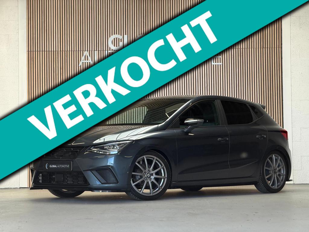 Seat Ibiza 1.0 TSI Style - LED - CARPLAY - FR - MAXTON, Voorwielaandrijving, Stof, Gebruikt, Zwart