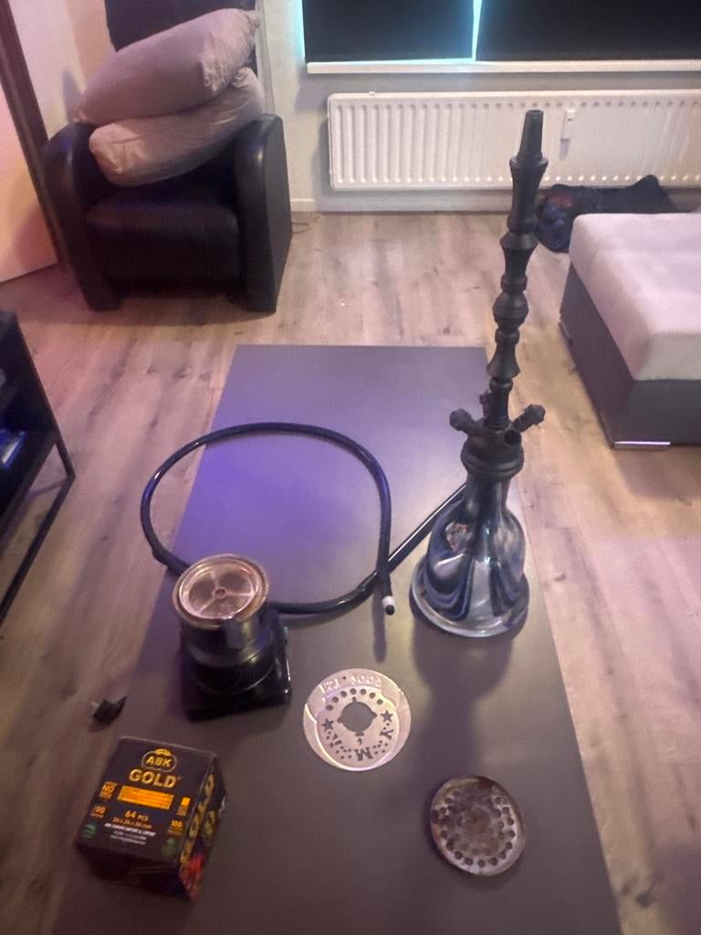 Waterpijp set zonder tabak kopje, Ophalen, Zo goed als nieuw, Overige onderwerpen