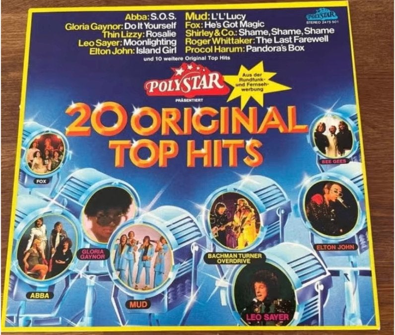 2. LP 20 Original Top Hits, LP, Ophalen of Verzenden, Zo goed als nieuw, Pop