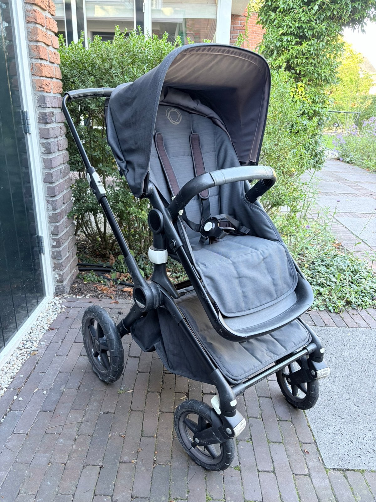 Bugaboo Fox 2 inc stoel, reiswieg, parasol, regenhoes, Ophalen, Gebruikt, Overige merken, Duomodel
