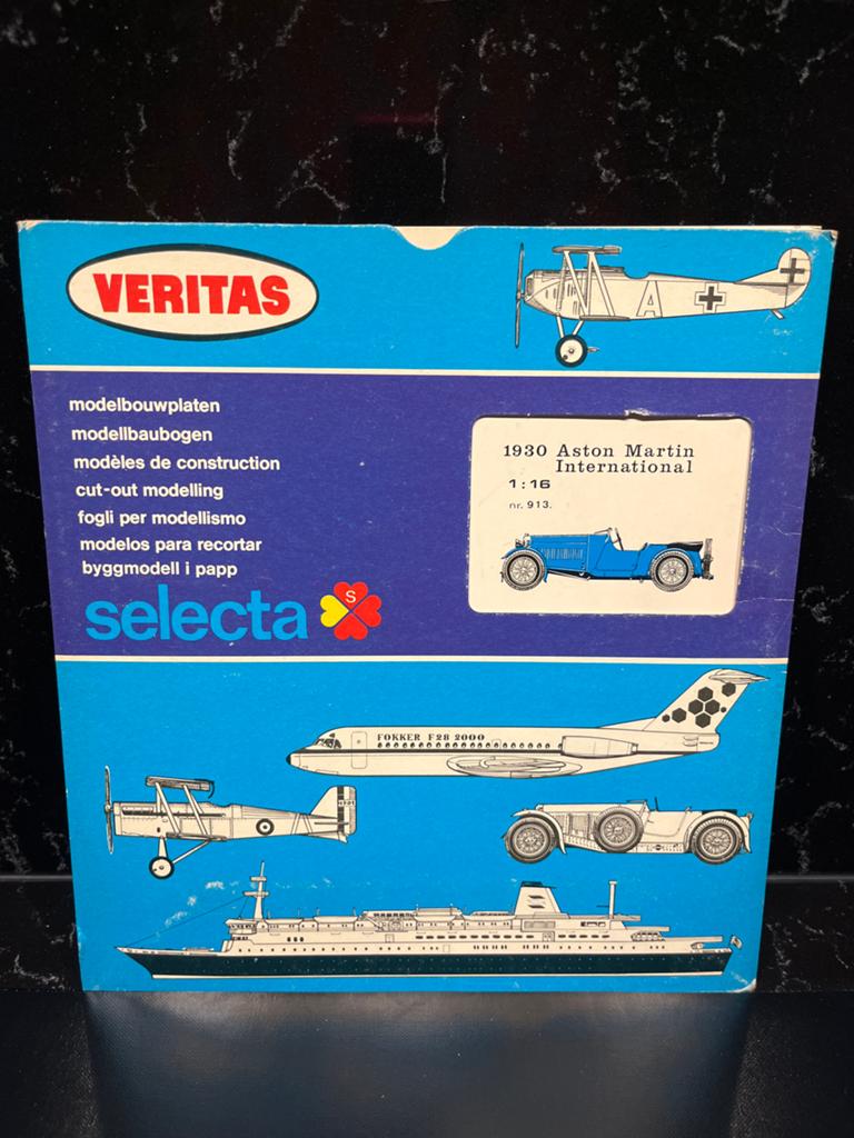 Veritas Selecta 1930 Aston Martin International modelbouwpla, Overige merken, Auto, Groter dan 1:32, Nieuw