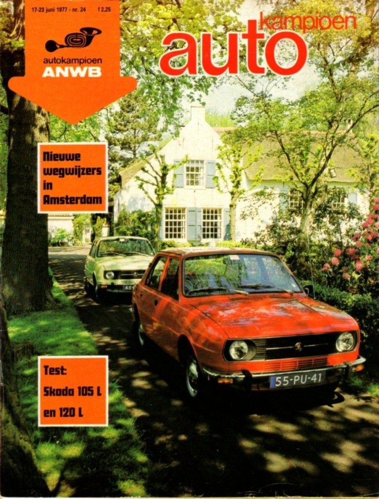 Autokampioen dubbeltest Skoda 105 L en 120 L 1977, Ophalen of Verzenden, Gelezen, Overige merken