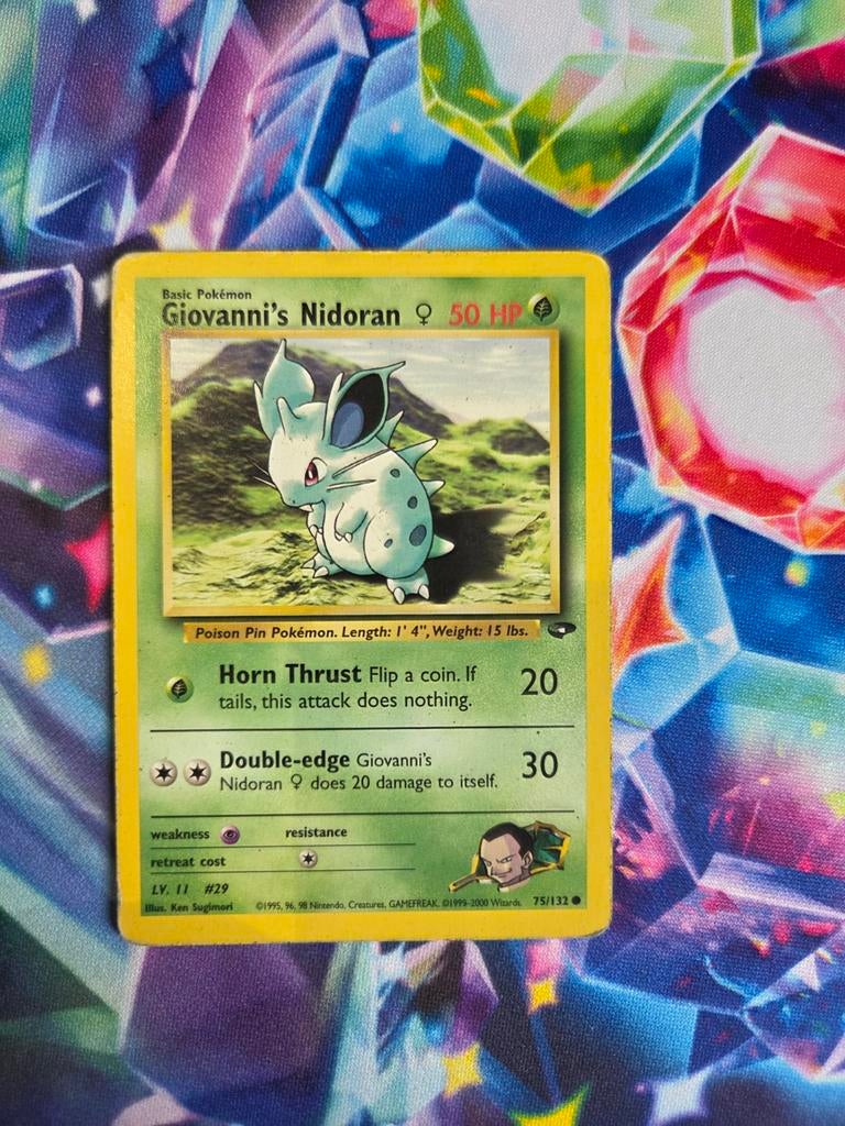 Giovanni's Nidoran 75/132, Ophalen of Verzenden, Zo goed als nieuw