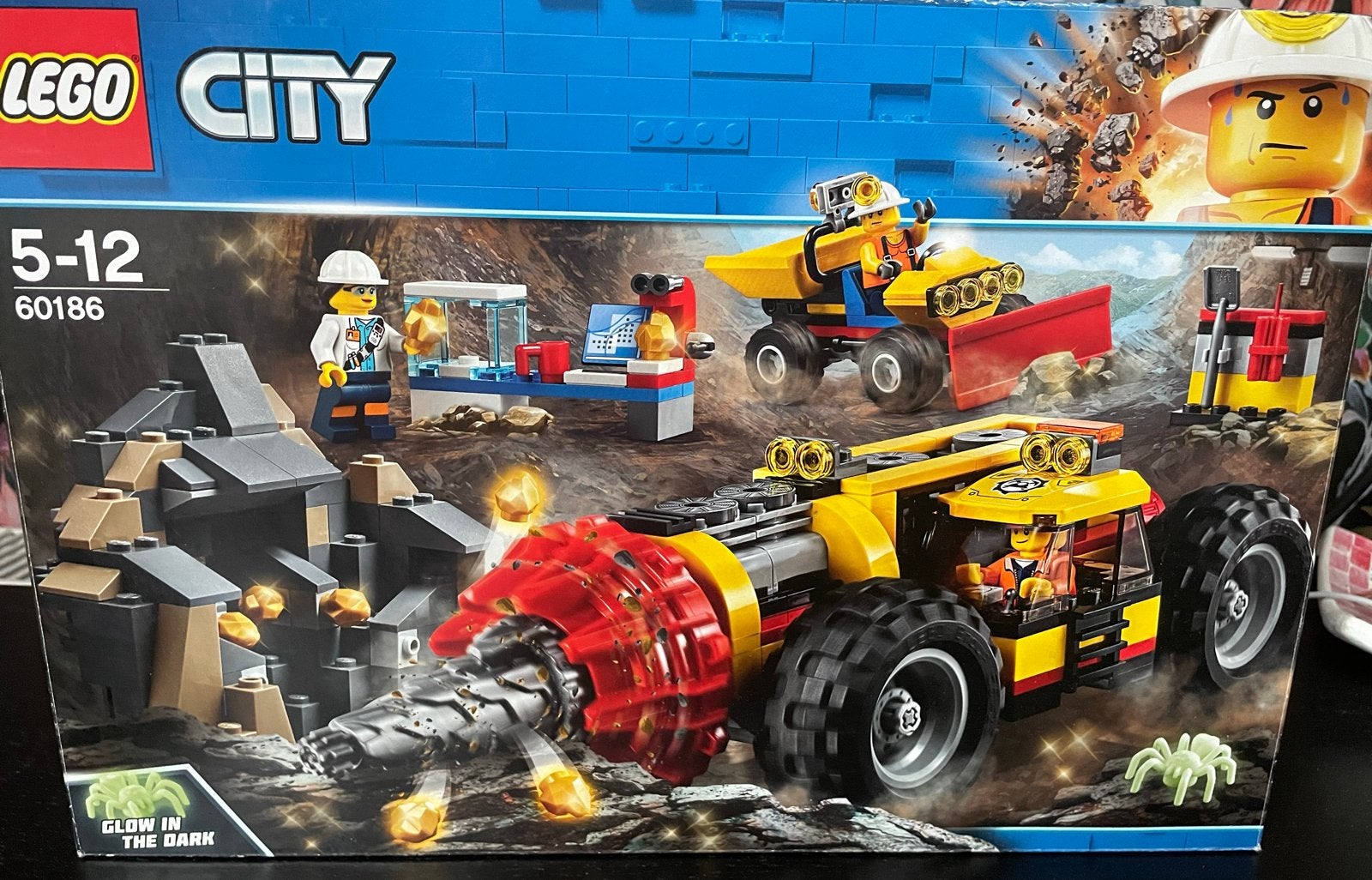 LEGO City 60186 Mijnbouw Zware Boormachine, City, Lego, Ophalen of Verzenden, Zo goed als nieuw