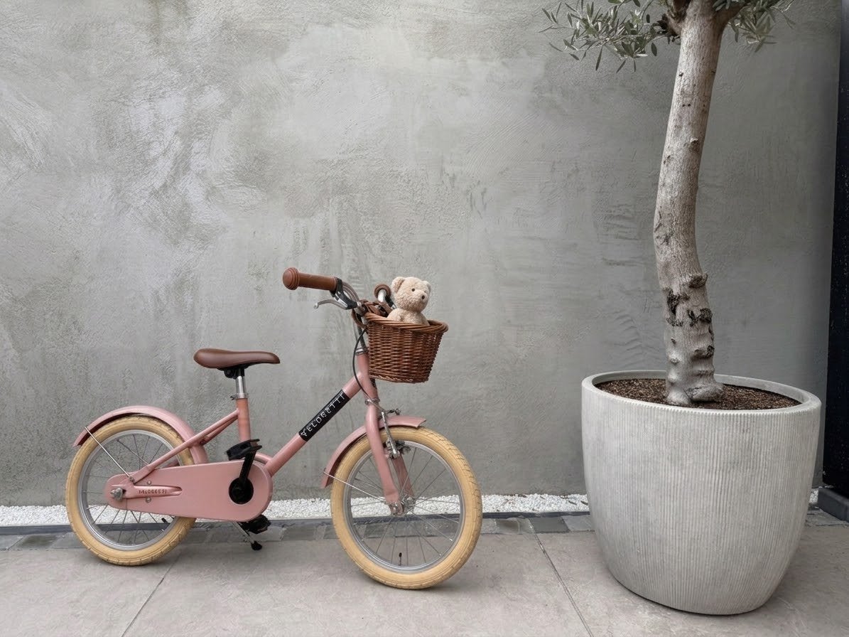 Veloretti Maxi 16 inch Blazing Salmon kinderfiets + mand + z, Fietsen en Brommers, Fietsen | Kinderfietsjes, Ophalen, Zijwieltjes