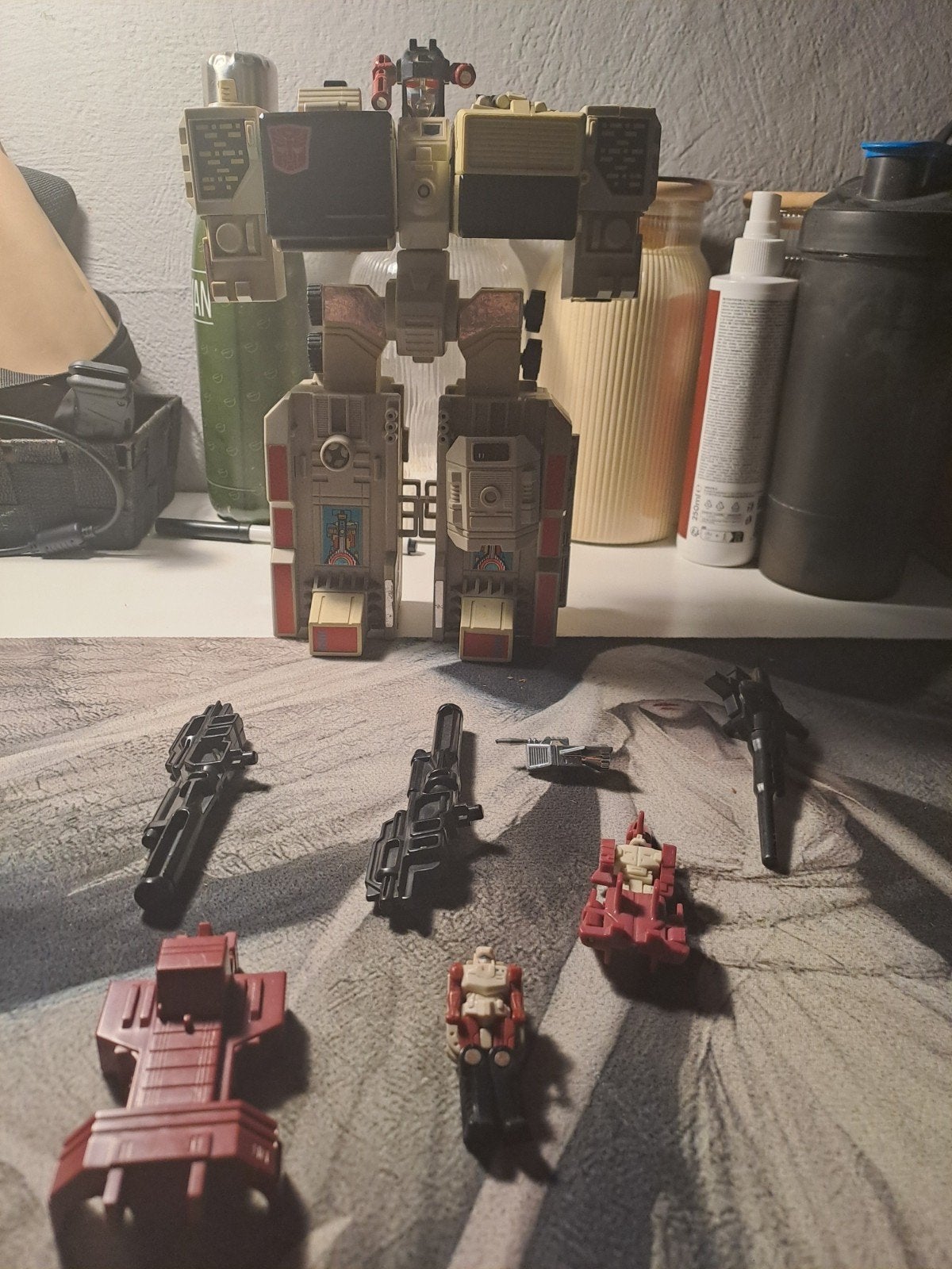Originele Transformers G1 Metroplex (1986) – Incomplete set, Verzamelen, Transformers, G1, Ophalen of Verzenden, Gebruikt, Autobots