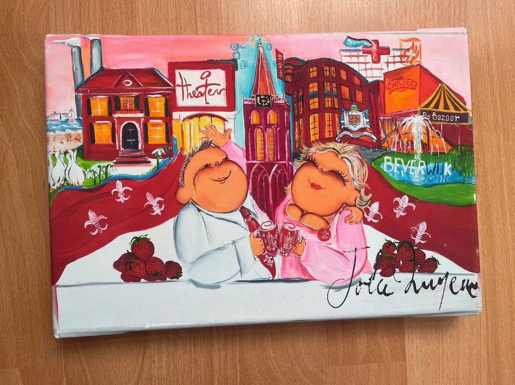 Schilderij Joke Nuijens Beverwijk, Verzenden