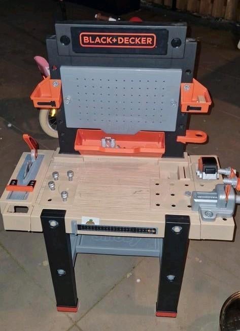 Black+Decker kinder speelgoedwerkbank, Ophalen of Verzenden, Jongen of Meisje