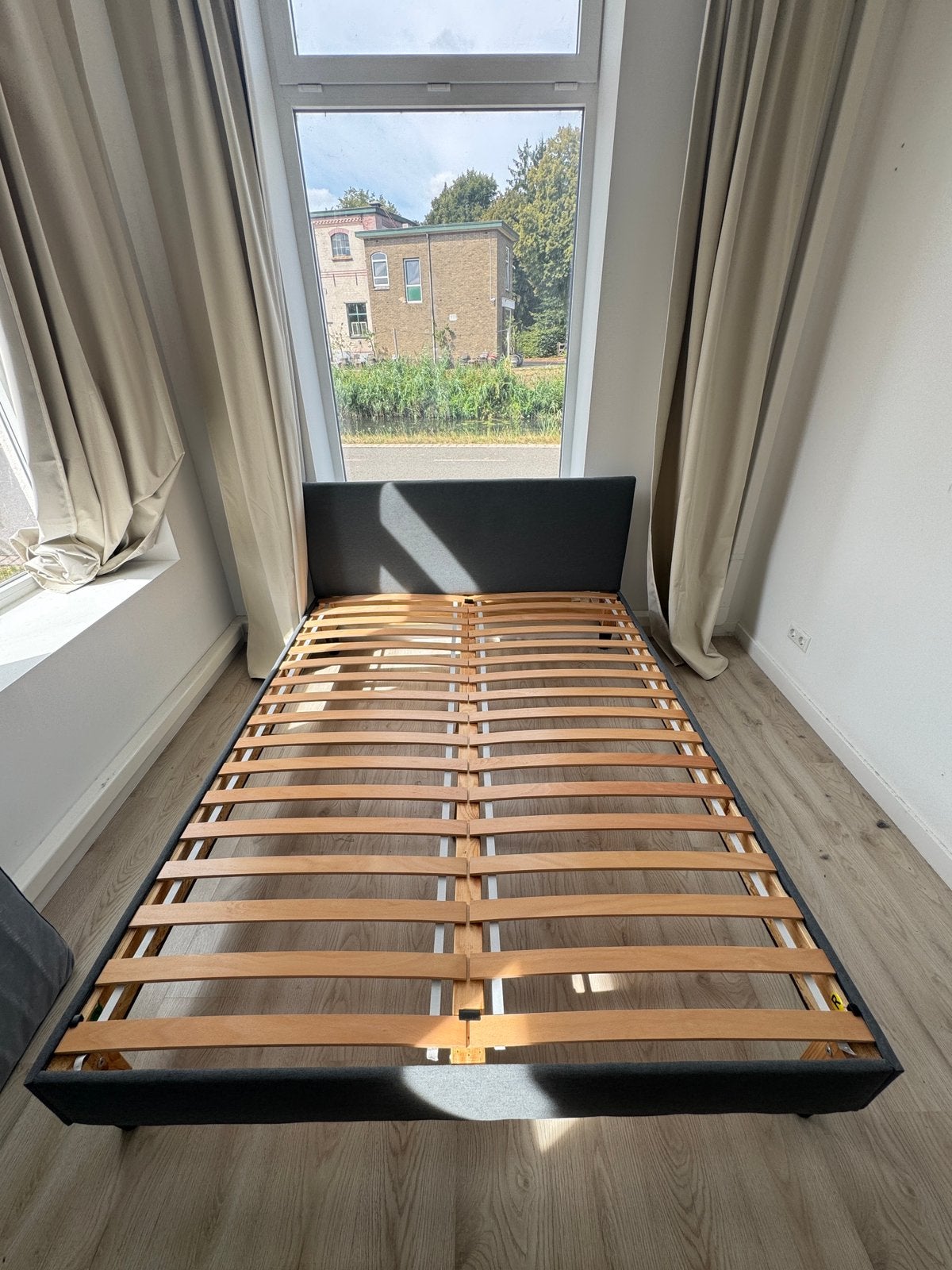 Boxpring 160x200, Ophalen, Gebruikt, Tweepersoons, 200 cm