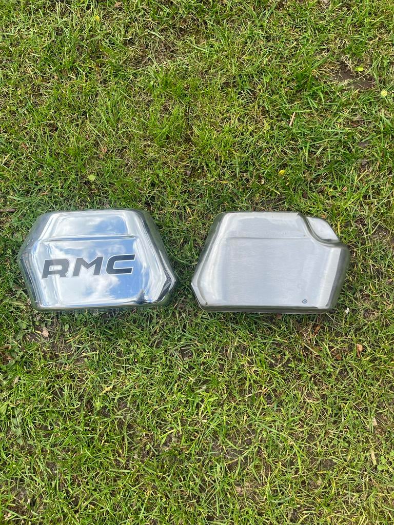 RMC Chrome kreidler accu bakjes - Set van 2, Ophalen of Verzenden, Gebruikt, Achter, Motorkap