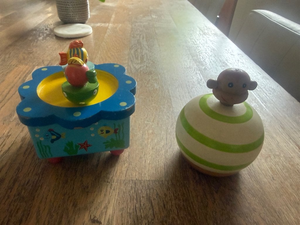 Houten muziekdoosjes, Verzamelen, Ophalen, Gebruikt
