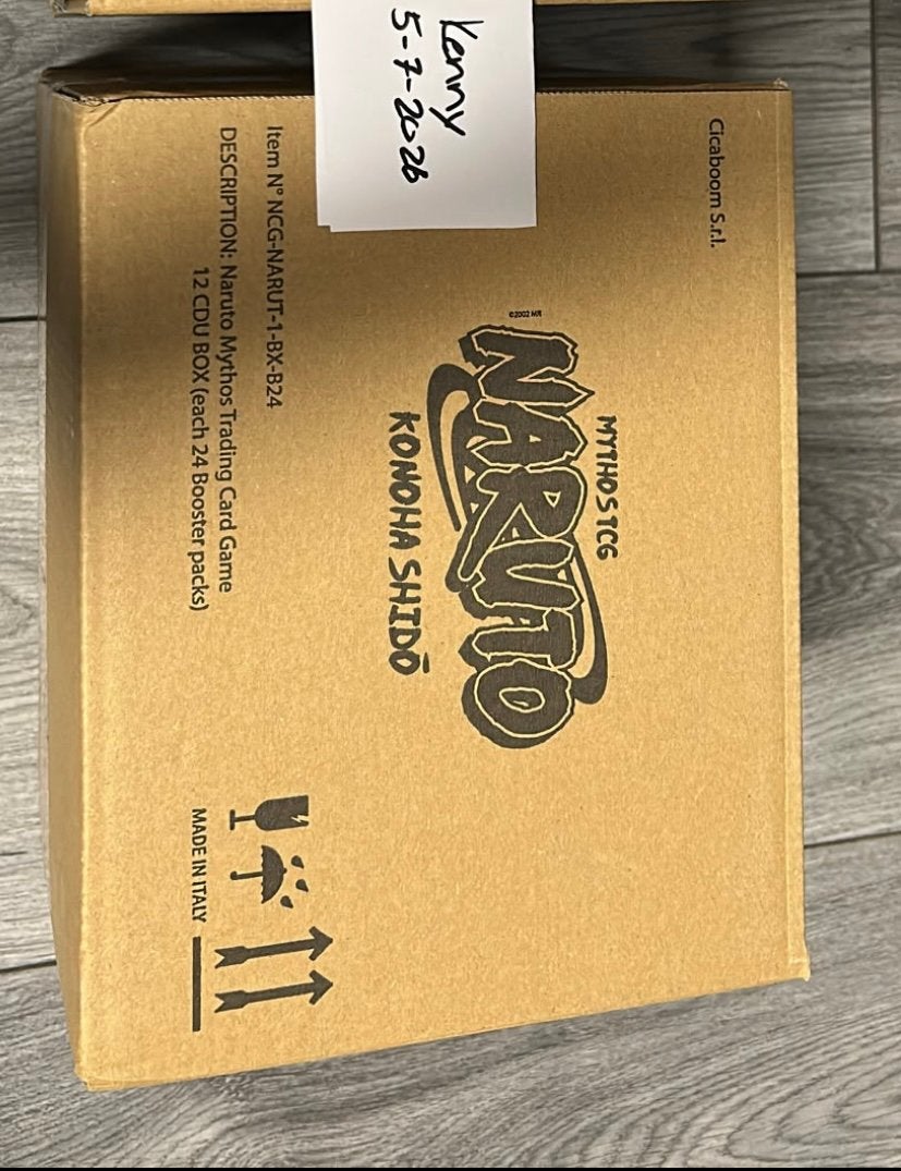 Naruto mythos 1st Edition Case sealed, Ophalen, Zo goed als nieuw, Booster