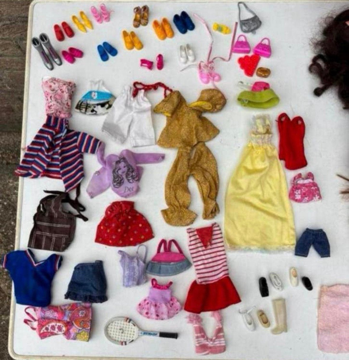 Diversen Barbiepop pop kleding, schoenen en tasjes etc, Ophalen of Verzenden, Gebruikt, Barbie