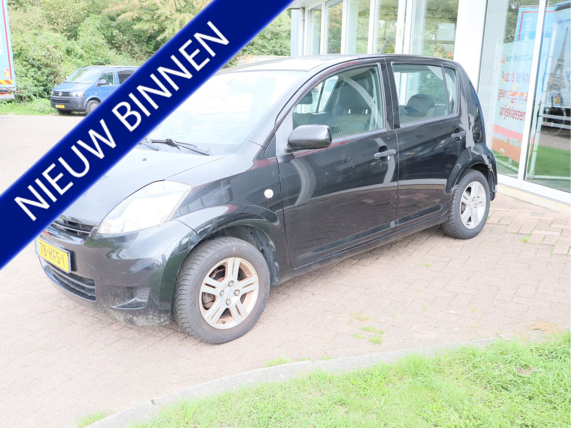 Daihatsu Sirion 2 1.0-12V Trend Kan direct mee! (bj 2008), Auto's, Voorwielaandrijving, Gebruikt, Zwart, Bedrijf