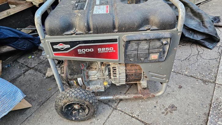 Briggs en Stratton Generato Motor, Ophalen, Gebruikt, Elektromotor, 1800 rpm of meer