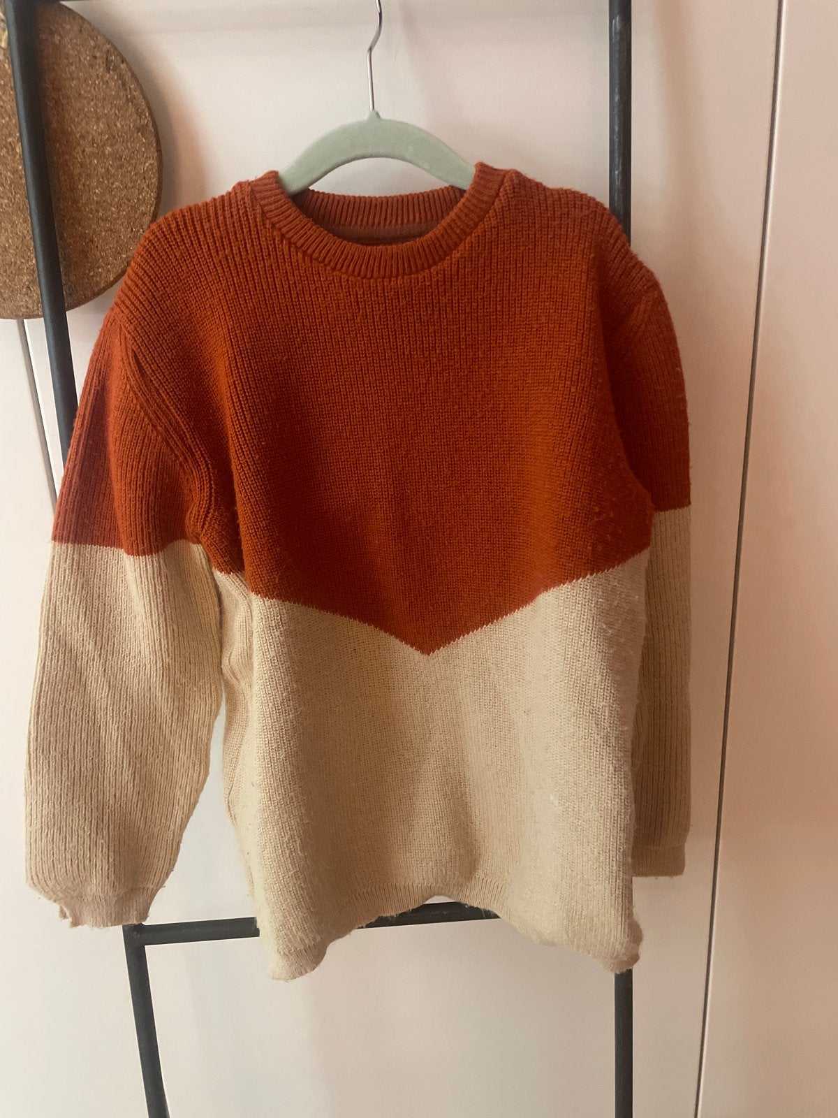 Little Indians trui roestbruin/beige - Maat 8Y 122-128, Kinderen en Baby's, Ophalen of Verzenden, Gebruikt, Jongen of Meisje