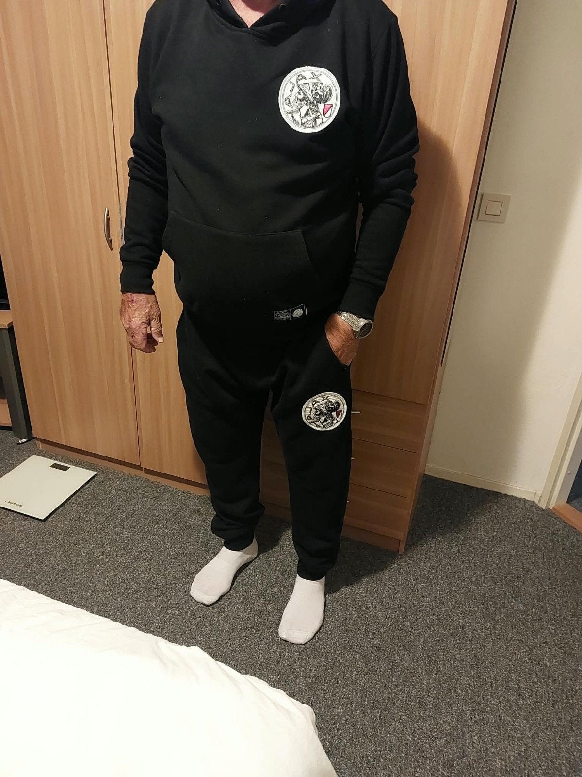 Mooi Ajax trainingspak maat XXL, Zwart, Maat 56/58 (XL), Ophalen of Verzenden, Ajax