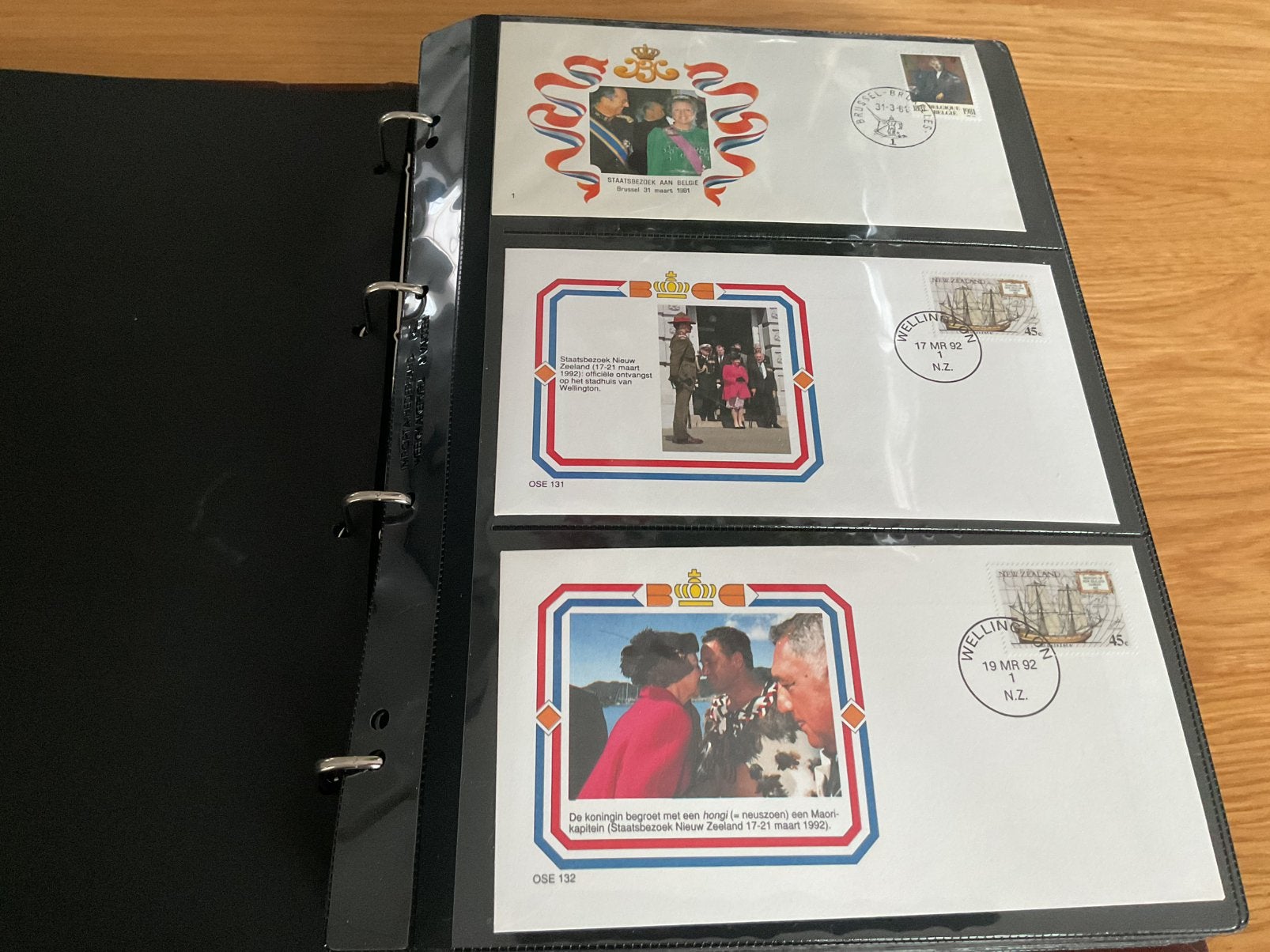 Verzameling FDC Nederland Koninklijk Huis in dik album, Ophalen of Verzenden, Nederland