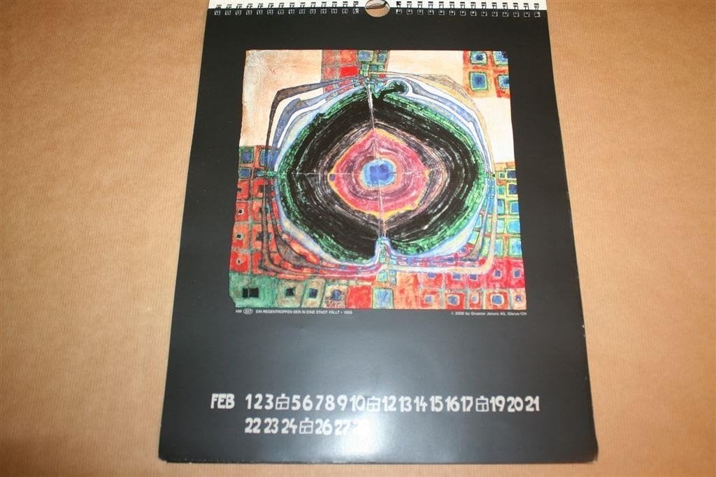 Hundertwasser Art Calendar 2007 — Complete Kunstkalender, Boeken, Ophalen of Verzenden, Gelezen