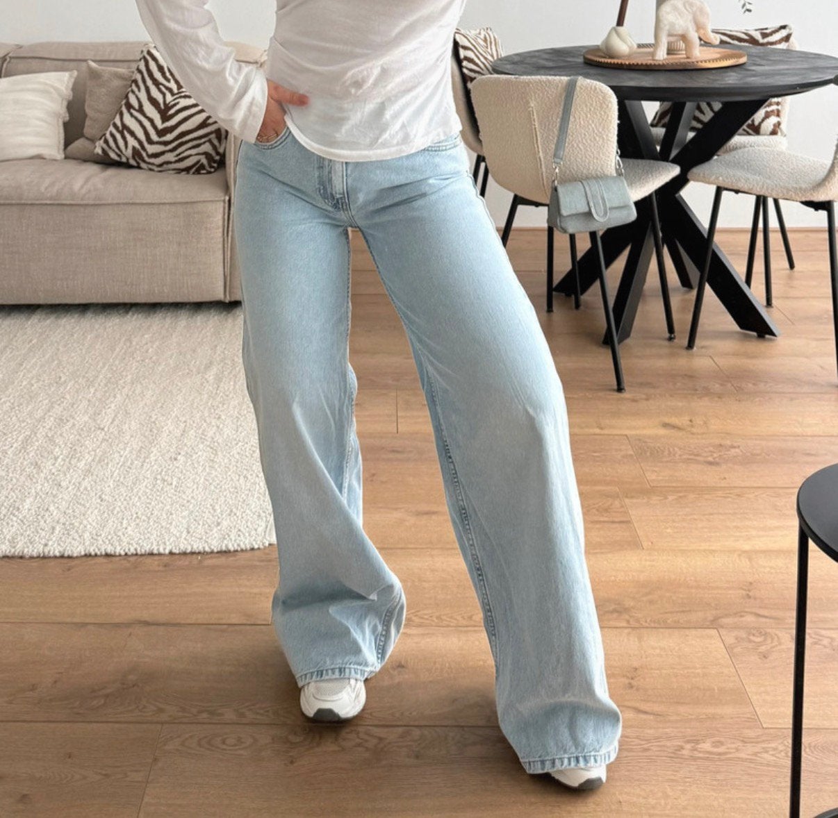 Levi’s Ribcage Wide Leg Jeans, Kleding | Dames, Ophalen of Verzenden, Nieuw, Blauw, W27 (confectie 34) of kleiner